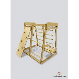 “Малыш” деревянный. Детский спортивно-игровой комплекс 