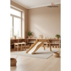 Мини-горка деревянная