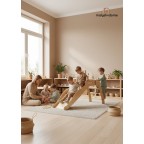 Мини-горка деревянная