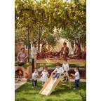 Мини-горка деревянная