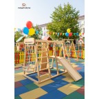 “ Baby - Малыш 2 ” деревянный. Детский спортивно-игровой комплекс