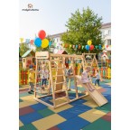 “ Baby - Малыш 2 ” деревянный. Детский спортивно-игровой комплекс