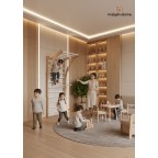 Деревянный игровой комплекс "Радуга"