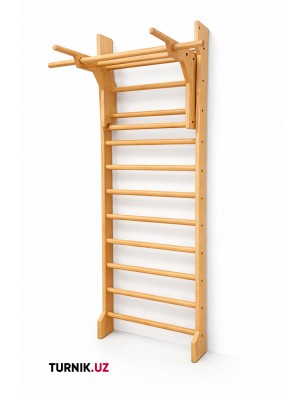 Матрикс Шведская стенка  из дерева с турником для дома