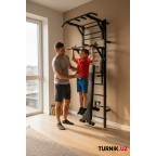 «Энергетик Плюс» Шведская стенка 3в1 со скамьёй | Турник + Брусья + Пресс