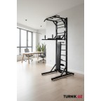 Flash Plus со скамьей — мобильный многофункциональный турник-брусья со шведской стенкой