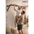 Турник многохватный Unique — настенный металлический турник для дома