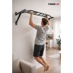 Турник многохватный Unique — настенный металлический турник для дома