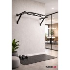 Турник многохватный Unique — настенный металлический турник для дома