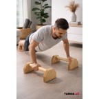 Паралетсы деревянные большие для калистеники и отжиманий