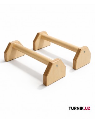 Паралетсы деревянные большие для калистеники и отжиманий