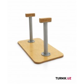 Стоялки гимнастические детские металлические с деревянными упорами