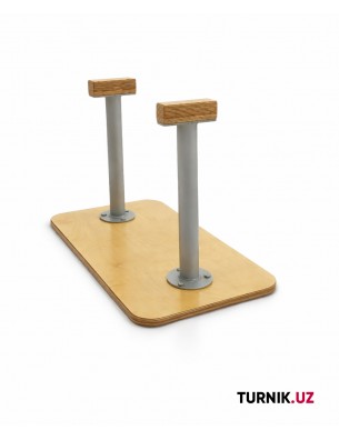 Стоялки гимнастические детские металлические с деревянными упорами