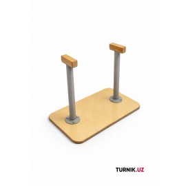 Стоялки гимнастические детские металлические с деревянными упорами