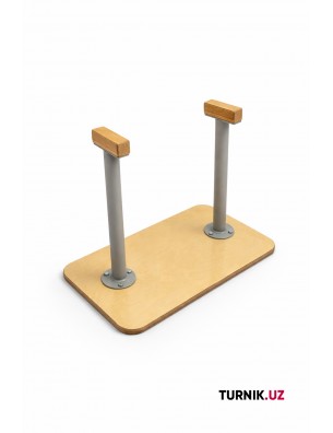 Стоялки гимнастические детские металлические с деревянными упорами