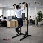 "Pro-fi" Усиленный настенный Турник-брусья 3в1