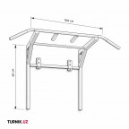 Турник-брусья 2в1
