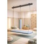 Металлическая потолочная подвесная система для сенсорных и коррекционно-развивающих занятий