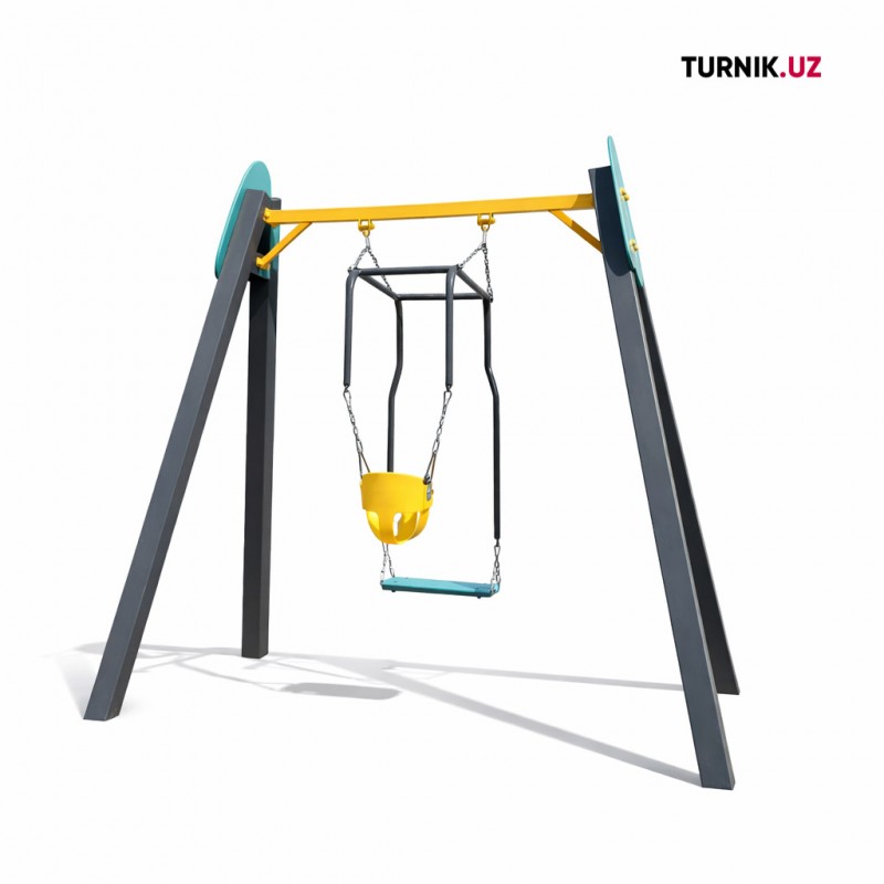 Качели «Семья» (родитель + ребенок) для двора Качели «Семья» (родитель + ребенок) для двора