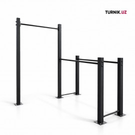 Турник-брусья для двора