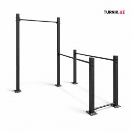 Турник-брусья для двора