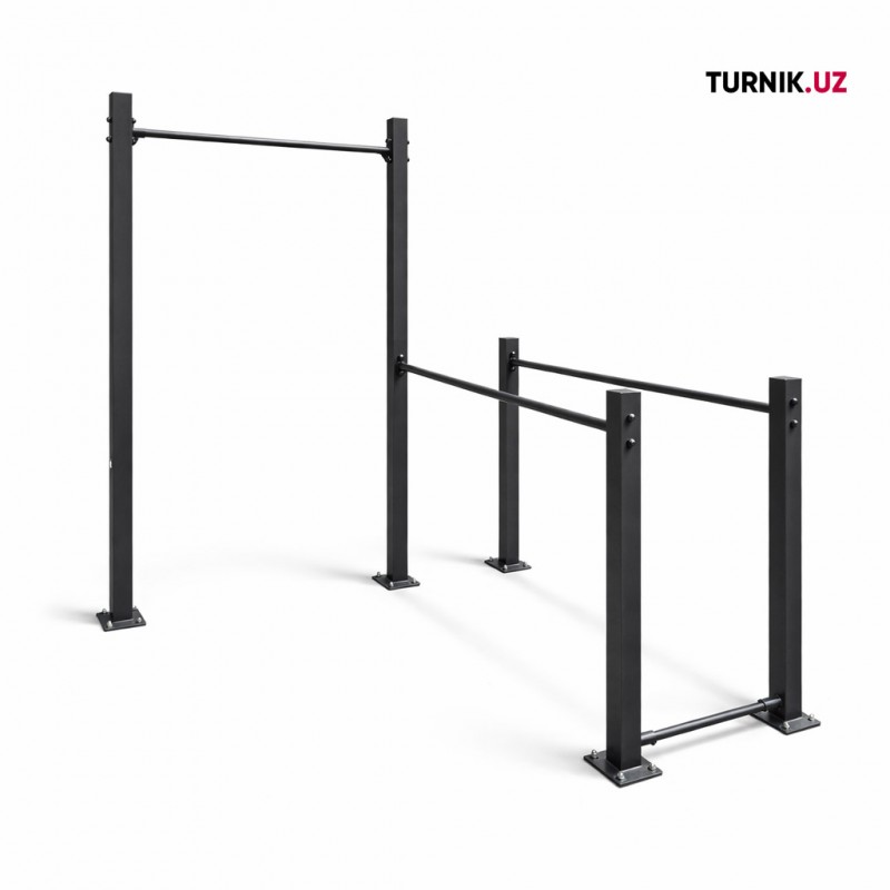 Турник-брусья для двора