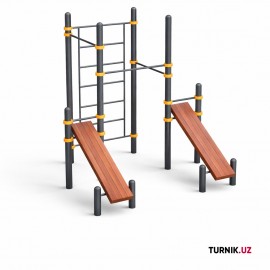 Воркаут комплекс StreetBar QUAD Dual Bench
