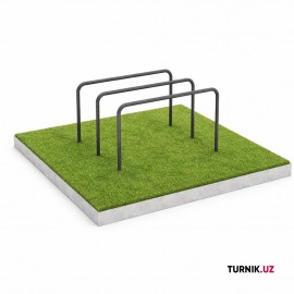 Брусья гнутые параллельные двойные