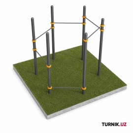 Воркаут комплекс StreetBar Hexagon