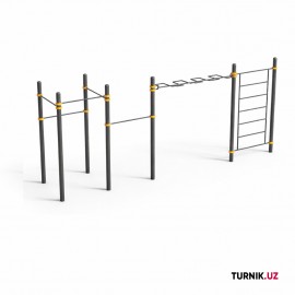 Воркаут комплекс StreetBar QUAD Flow