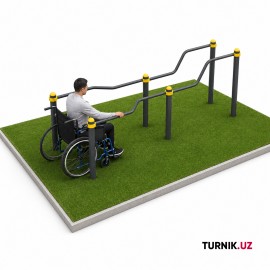 Инклюзивные брусья для колясочников StreetBar Inclusive Path