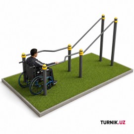 Инклюзивные брусья для колясочников StreetBar Inclusive Motion