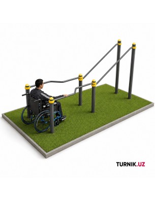 Инклюзивные брусья для колясочников StreetBar Inclusive Motion