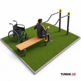 Инклюзивный тренажер для реабилитации StreetBar Inclusive Recovery