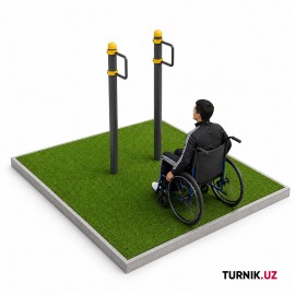 Турник инклюзивный StreetBar Inclusive Duo