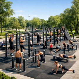 Готовые проекты воркаут площадок 